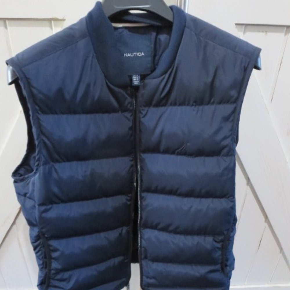 Nautica Men's Quilted Down-Blend Vest